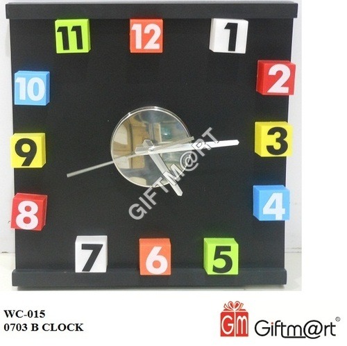 Black Magnetic Wall Clock