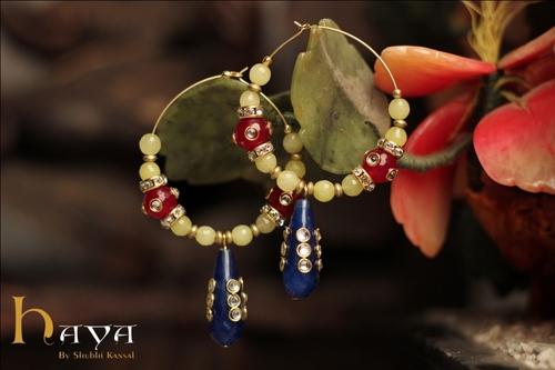 Quartz stone Drop Earrings