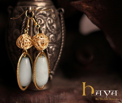 Contemporary Quartz Earrings