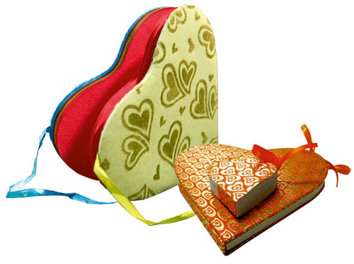 Heart shape journal pad