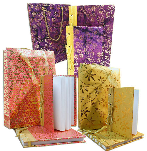 Journals set- With matching gift bag