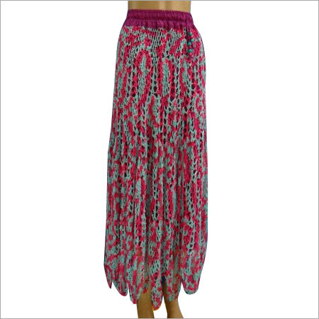 Trendy Crochet Long Skirt