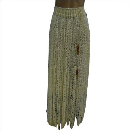 Silk Thread Long Skirt