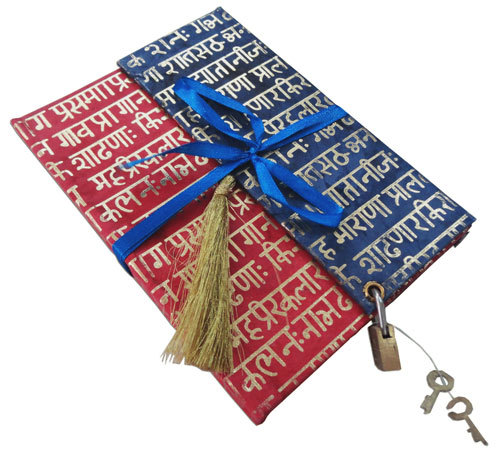 Note Books- (With lock & key, flap & tussle, available in assorted)