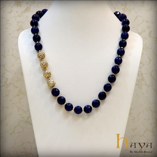 Royal Blue Neck Piece