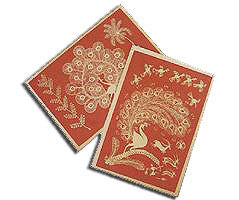 Greeting card-Pack of 5,worli motifs printed