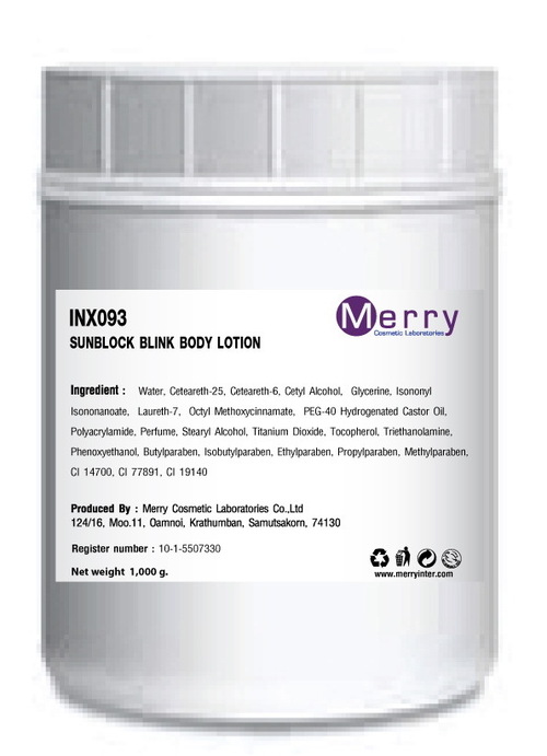 SUNBLOCK BLINK BODY LOTION