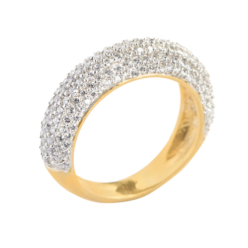 Unique Cluster Diamond Ring