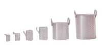Lab Measures Metal - Aluminum And Galvanized Iron, 100ml To 10l, Durable And Precise Manual Lab Measure Container