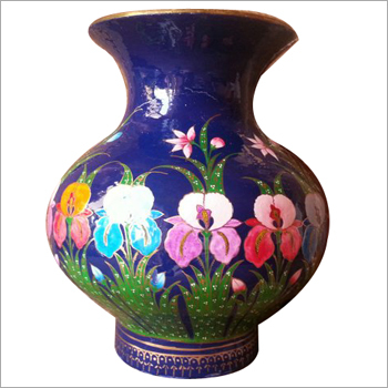 Hand Painted Paper Machine Vase