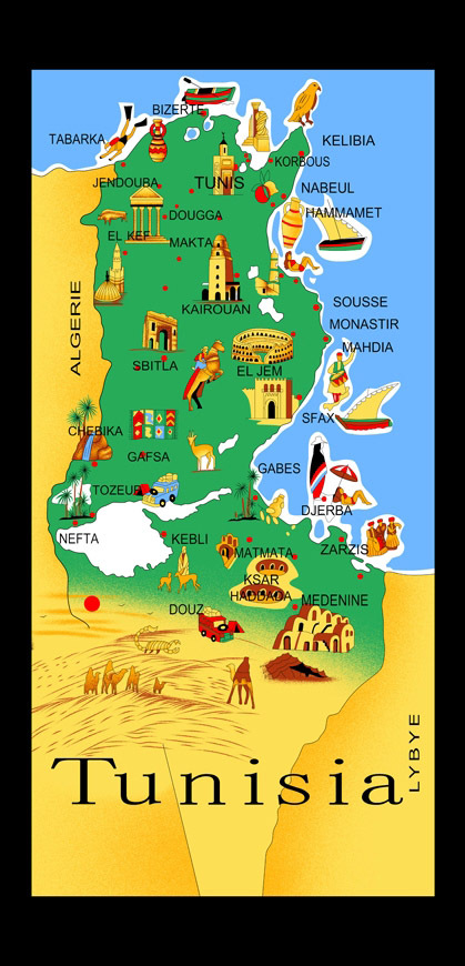 yellow beach towel