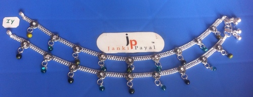 traditional silver anklets