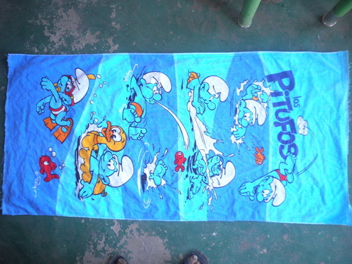 Screen print beach towels