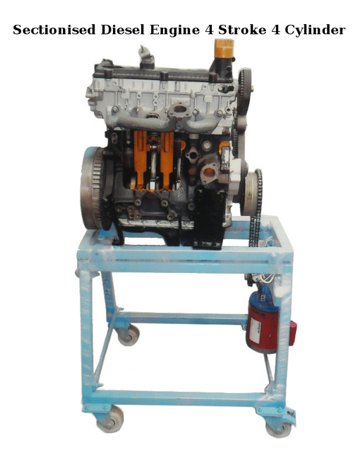 Sectionised Diesel Engine 4 Stroke 4 Cylinder