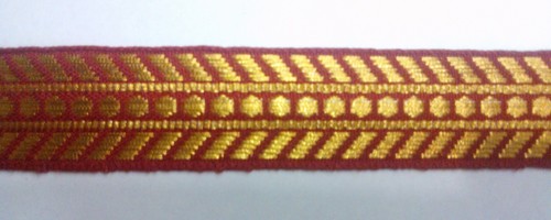 Golden Banarsi Lace