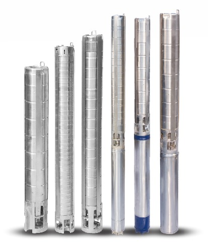 Stainless Steel V4 Borewell Submersible Pumps 100 mm