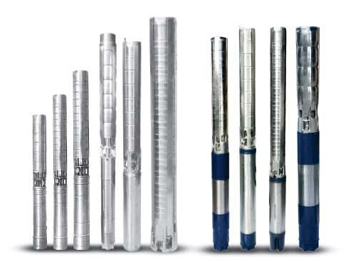 V6 Stainless Steel Borewell Submersible Pump Set