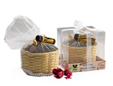 Potpourri - Dried Plant Blend in Handcrafted Cane Basket, Decorative Net Fabric with 5ml Refresher Oil | Aromatic, Relaxing, Various Fragrances