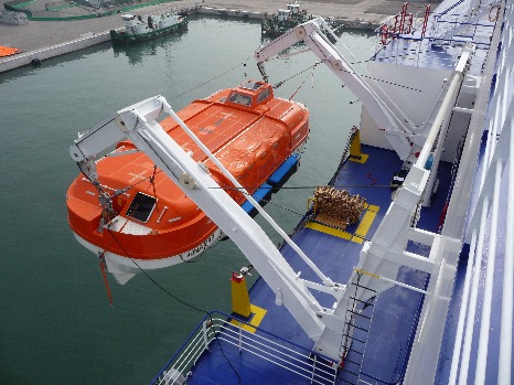 LIFE BOAT DAVITS