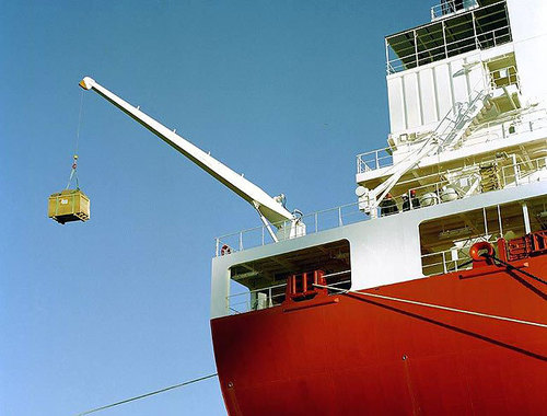 Topping boom crane