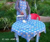 Embroidered Apron - 100% Cotton, Blue, S-xxl | Durable Fabric, Silk Screen Print, Kitchen Use, Protective Wear