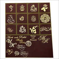 Gold Metal Stickers