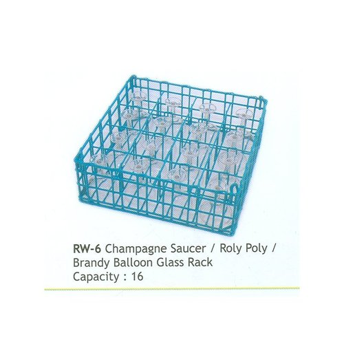 Brandy Glass Wire Racks