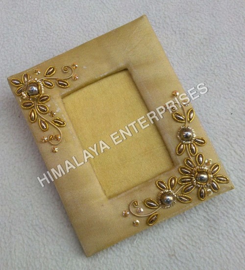 ZARI WORK PHOTO FRAME