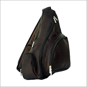 Leather Sling Backpack
