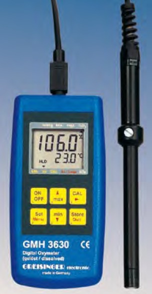 Portable dissolved oxygen meter