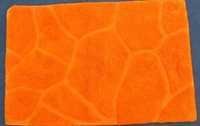 Designer Bath Mat - Cotton , Rectangular Shape, Yellow Color, Moisture Resistant, Various Sizes Available, High Tearing Strength