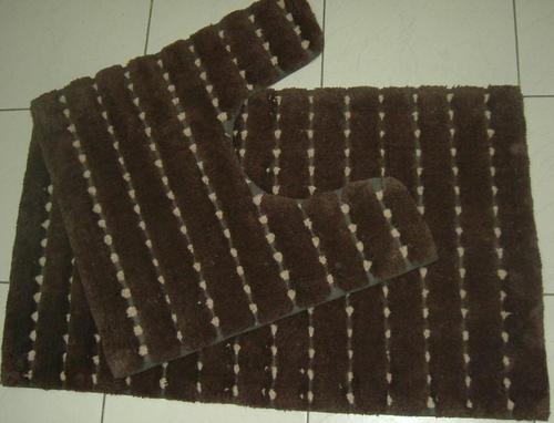 Brown Bath Mat Set