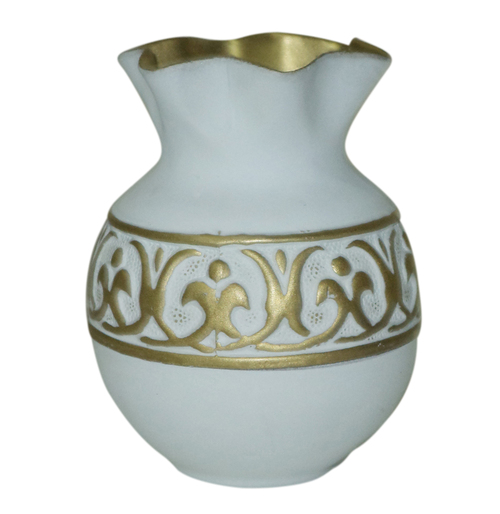 Powder Coated Metal Flower Vase