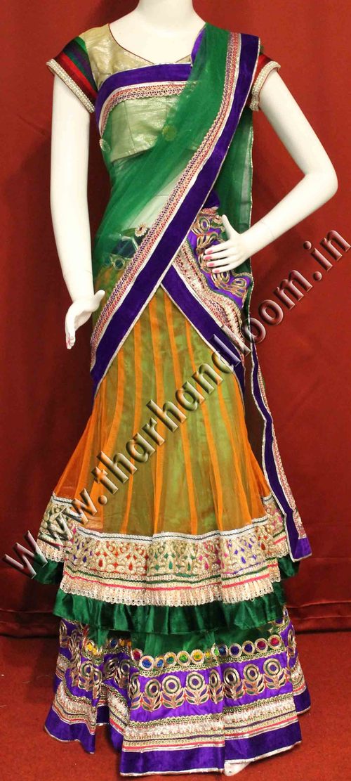 Traditional jari lehenga