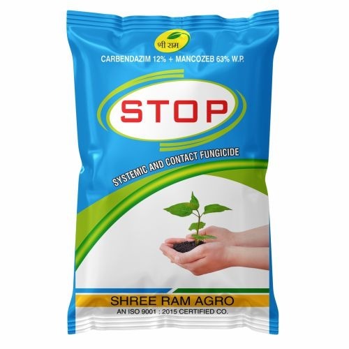 Stop (Carbendazim 12%+ Mancozeb 63% Wp) - Application: Agriculture