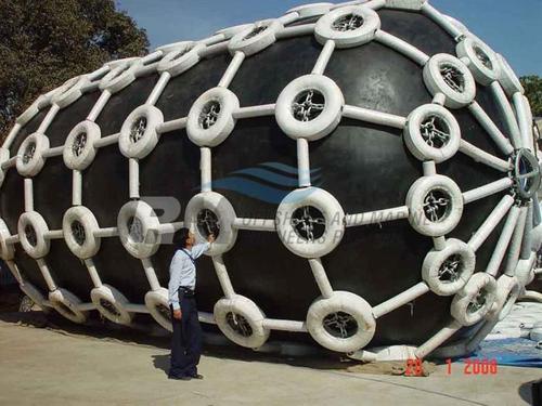 Ship Floating Rubber Fenders - Rubber, Variable Size, Black, Pneumatic/Foam | Impact Protection, Durable, ISO 17388 Rated