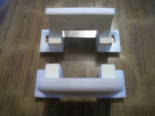 Spare Parts - Plastic, 2X3X1 Inches, Matte White | Cost-Effective, Durable, Easy Install, Precise Fit, Reliable, 1 Year Warranty