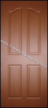 Melamine MDF Moulded Door - 25-40mm Thickness Brown Color | Stylish Design Termite Resistant Approved Quality Standards