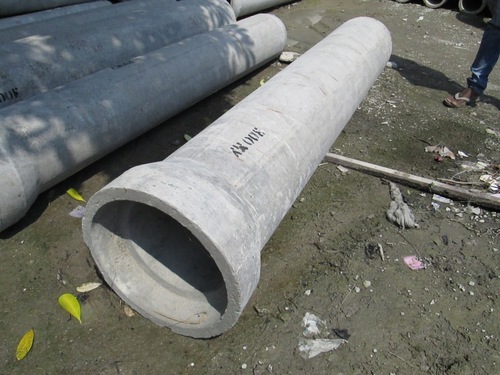 Gray Construction Spun Pipes