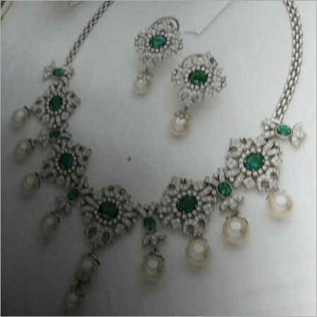 Bridal Diamond Necklace Set