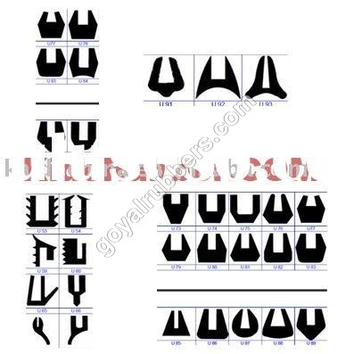 U Type Rubber Profile U Type Rubber Profile