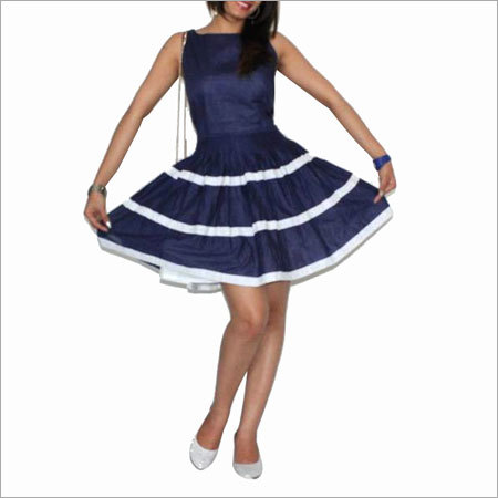 Blue Striped Dresses