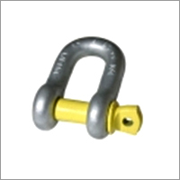 D Shackles - Durable Steel, Compact Design | Grey and Yellow Color, Easy to Operate, Long Service Life for Efficient Heavy Load Handling