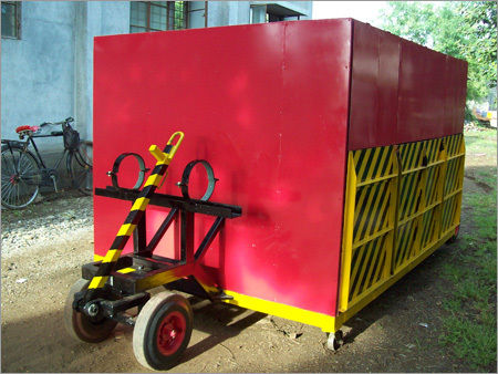 Heavy Duty Wheels Trolley Length: 8 Foot (Ft)