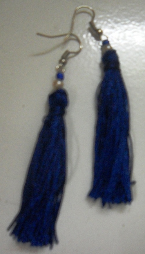 Custom Cotton Thread Earrings
