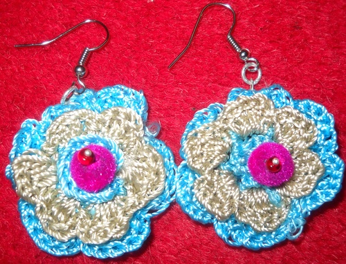 designer crochet earings