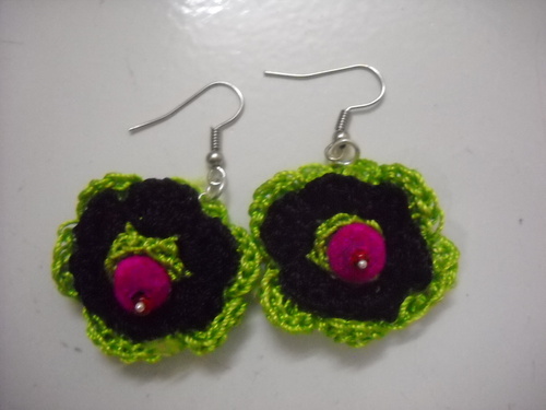 Wire Crochet Earrings
