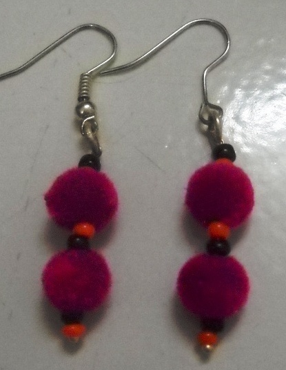 Crochet Motif Earrings