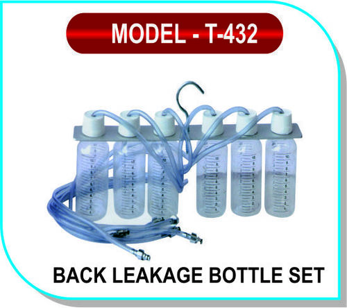 Back Leakage Bottle Sets Accuracy: Normal