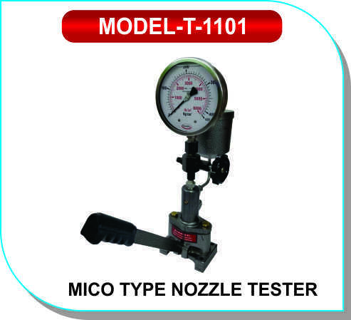 Fuel Nozzle Tester Gas Pressure: No Kgf/Cm2
